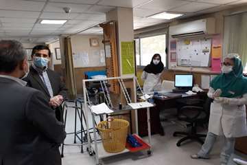 بازدید های مسئولان از بیمارستان ها و مراکز تابعه دانشگاه